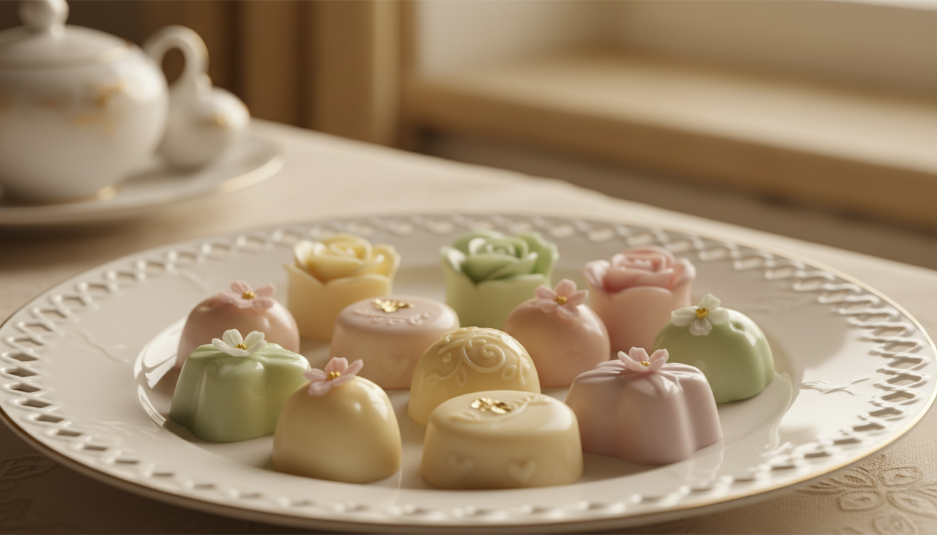 découvrez une recette élégante de gourmandises légères en pâte d’amande, alliant douceur et saveurs raffinées pour un plaisir délicat et délicieux.
