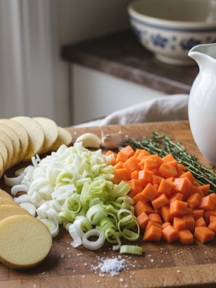 découvrez notre recette facile et rapide de gratin fondant aux pommes de terre, poireaux et carottes, pour un plat doré et savoureux qui plaira à toute la famille.