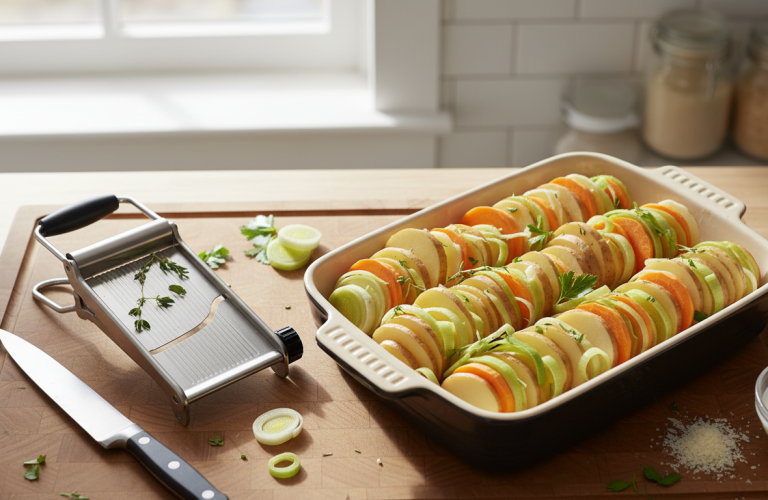 découvrez notre recette simple de gratin fondant aux pommes de terre, poireaux et carottes, pour un plat savoureux, doré à la perfection et idéal pour vos repas en famille.