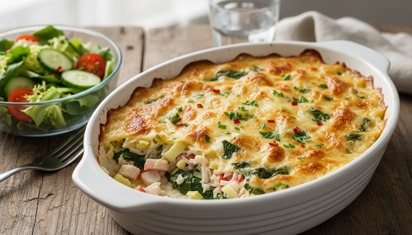 découvrez notre recette facile de gratin léger au surimi, pour un plat gourmand et savoureux qui réunit légèreté et plaisir en toute simplicité.