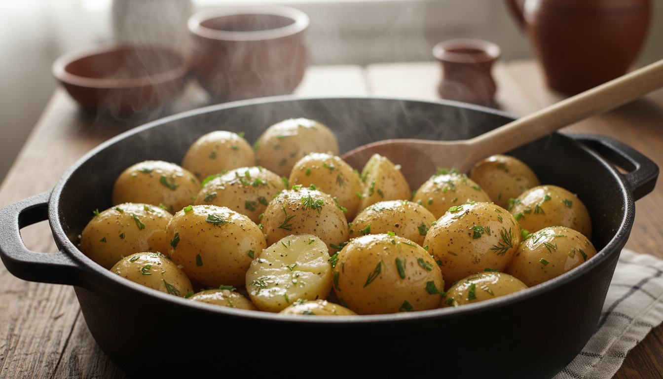 découvrez comment ajouter cet ingrédient secret aux pommes de terre en cuisson pour sublimer leurs saveurs, révéler un parfum envoûtant et obtenir une texture incroyablement moelleuse.