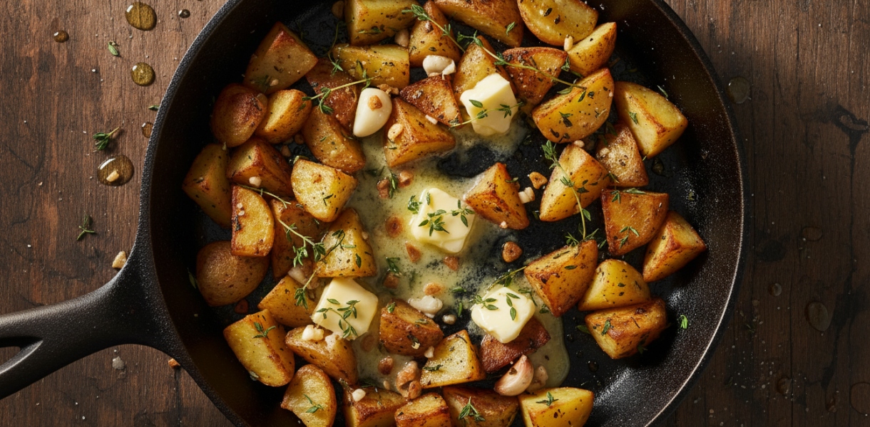 découvrez l'astuce pour sublimer vos pommes de terre en cuisson : un ingrédient secret qui les rendra irrésistiblement savoureuses, parfumées et fondantes à souhait.