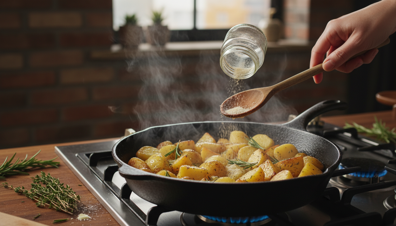 découvrez l'ingrédient secret à ajouter lors de la cuisson des pommes de terre pour révéler des saveurs intenses, un parfum envoûtant et une texture extraordinairement moelleuse.