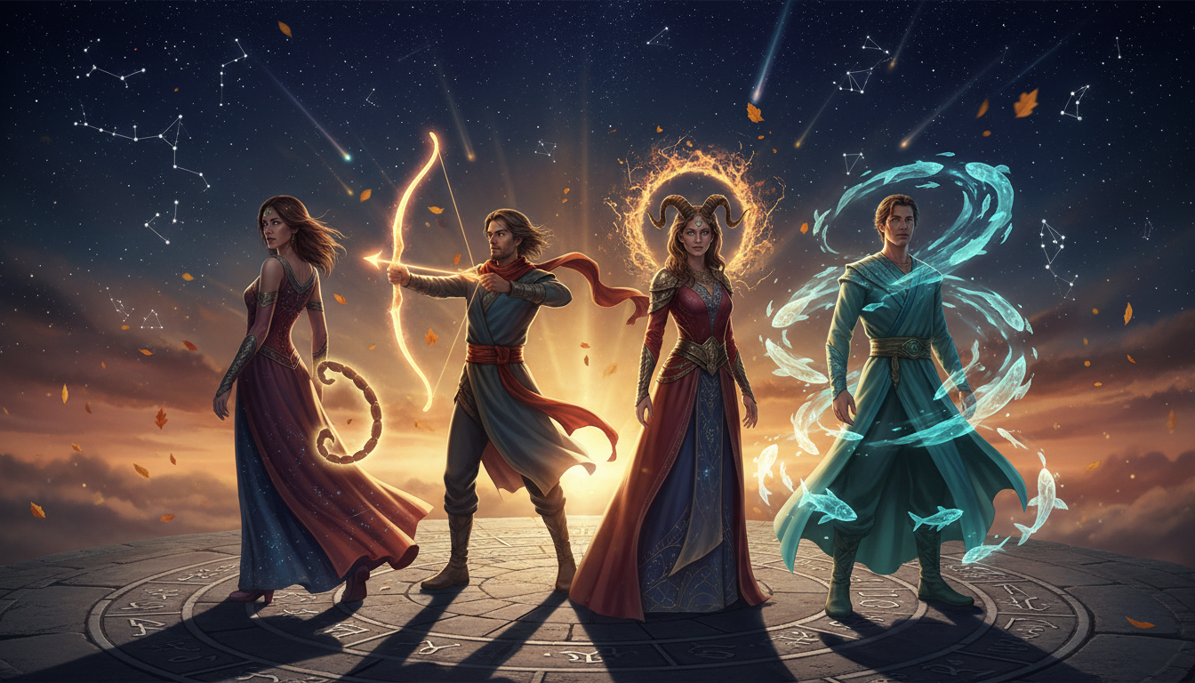 découvrez les 4 signes du zodiaque les plus chanceux en novembre dans « invincibles face au sort » et laissez la chance illuminer votre mois.