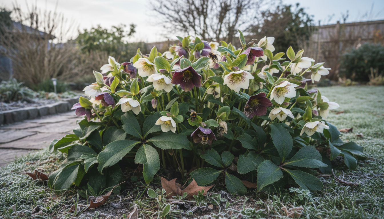 découvrez cette vivace d’ombre étonnante qui illumine votre jardin en hiver, nourrit les abeilles et lutte efficacement contre les mauvaises herbes pour un jardin sain et écologique.