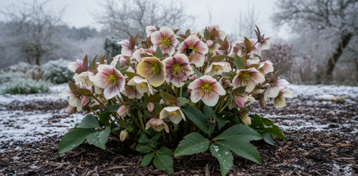 découvrez une plante vivace d’ombre exceptionnelle qui illumine votre jardin en hiver, protège les abeilles et aide à limiter les mauvaises herbes pour un espace naturel et florissant.