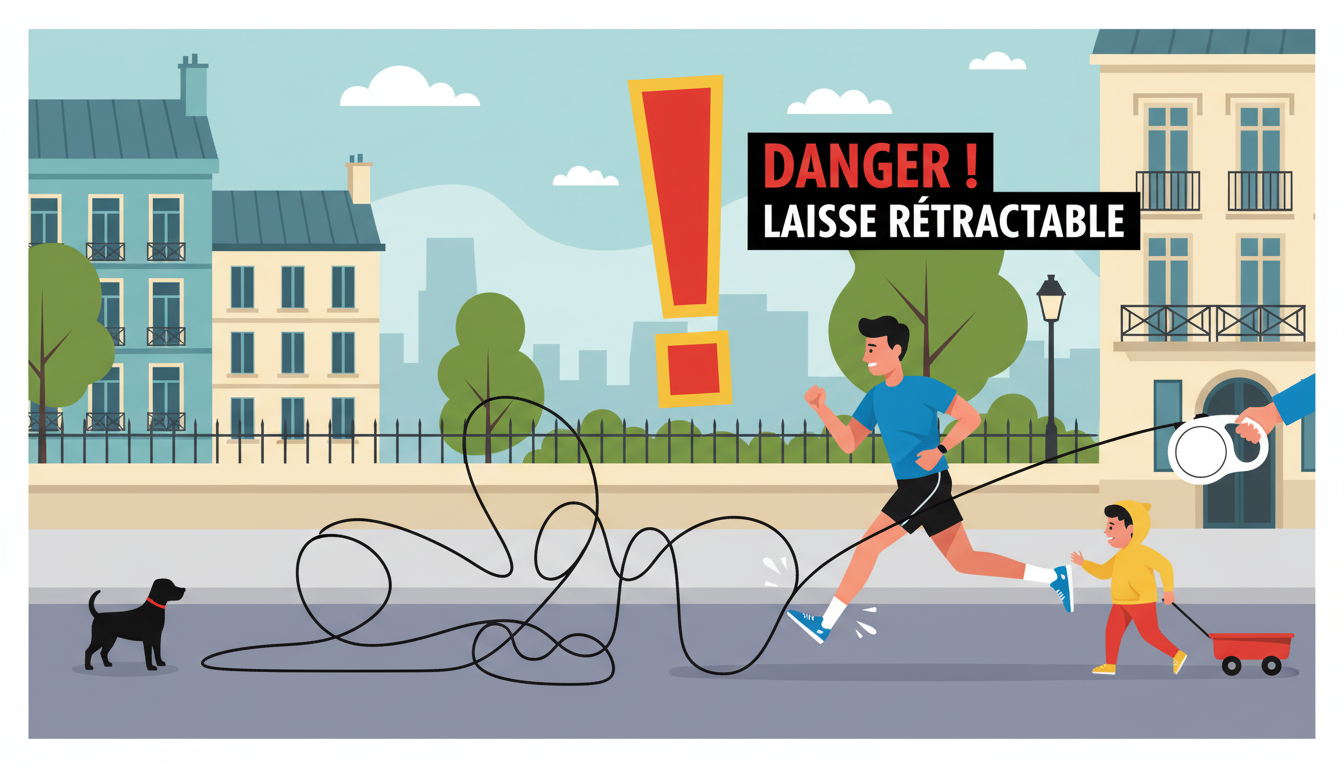découvrez pourquoi les laisses à enrouleur représentent un danger méconnu, avec des vétérinaires et médecins alertant sur des blessures graves chez chiens et enfants. informez-vous pour protéger vos proches.