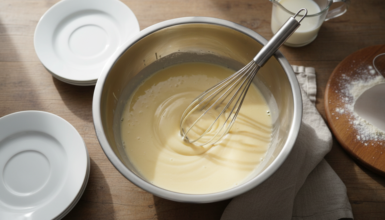 découvrez le secret des experts pour réussir une pâte à crêpes parfaitement lisse grâce à un geste simple et infaillible qui garantit des crêpes délicieuses à chaque fois.