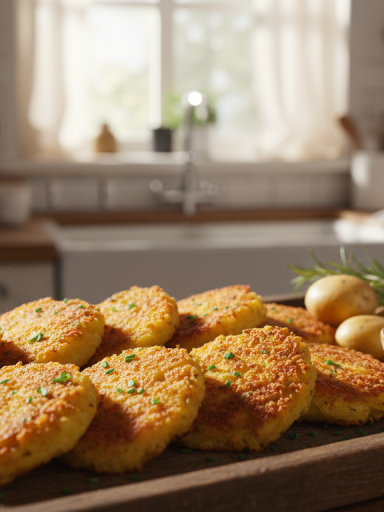 découvrez mes galettes de pommes de terre crousti-dorées au four, prêtes en 10 minutes. une recette facile, rapide et légère pour régaler toute la famille, parfaite pour remplacer les frites traditionnelles.