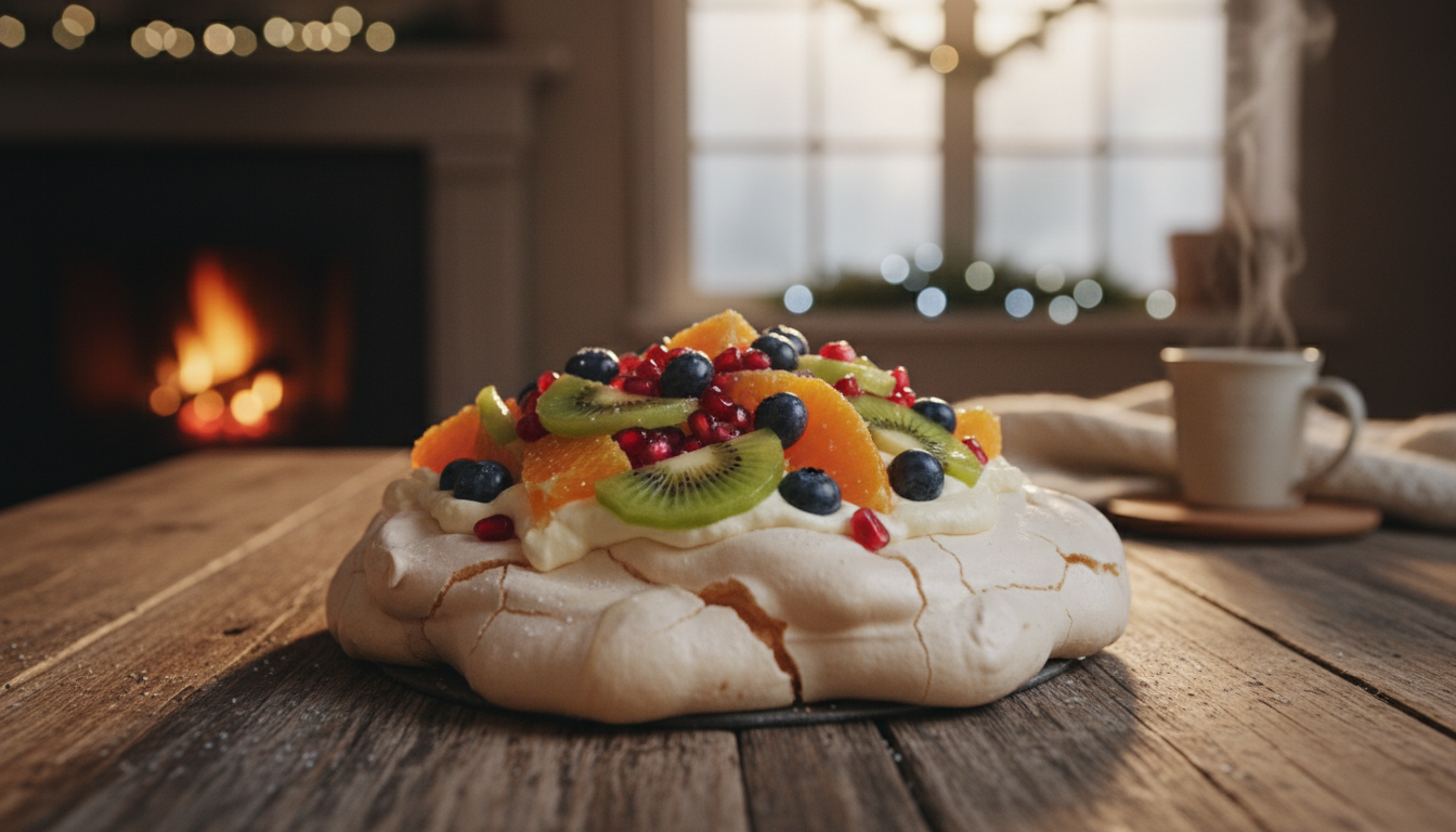 découvrez la pavlova légère comme l'air, un dessert délicat et fruité qui apporte douceur et fraîcheur pour réchauffer vos journées d'hiver.