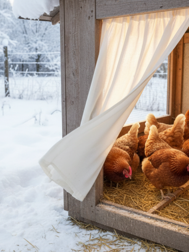 découvrez pourquoi le rideau dans le poulailler gagne en popularité auprès des éleveurs en hiver et comment il améliore de manière inattendue la qualité des œufs.