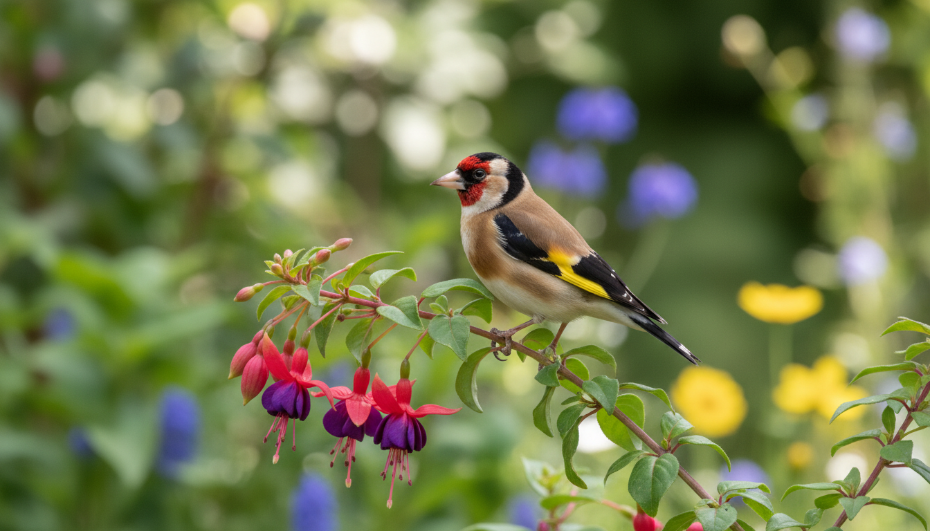 découvrez la signification et les secrets cachés derrière la présence du splendide chardonneret élégant dans votre jardin, un oiseau coloré et fascinant.