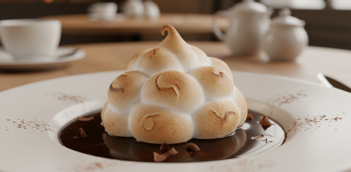 découvrez notre recette d'île flottante au chocolat, une douceur légère et gourmande parfaite pour terminer votre repas sur une note sucrée et délicate.