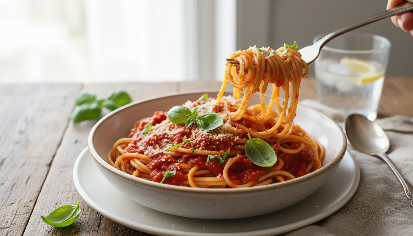découvrez notre recette de sauce à spaghetti maison, rapide, simple et savoureuse, parfaite pour des repas délicieux en toute simplicité.