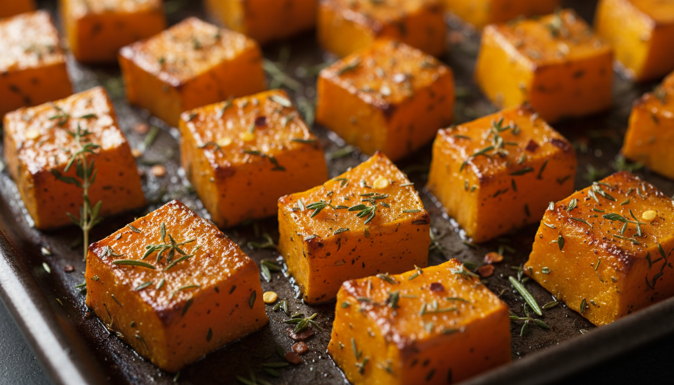 découvrez une salade d'automne savoureuse alliant butternut rôti, champignons et fromage fondant pour un repas réconfortant et gourmand.