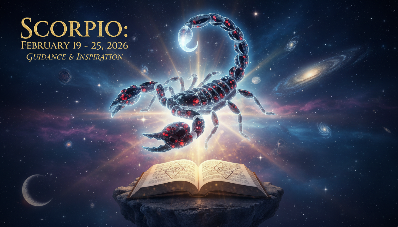 découvrez le guide astrologique inspirant de rob brezsny pour le scorpion, et illuminez votre semaine du 19 au 25 février 2026 avec des conseils et prédictions uniques.