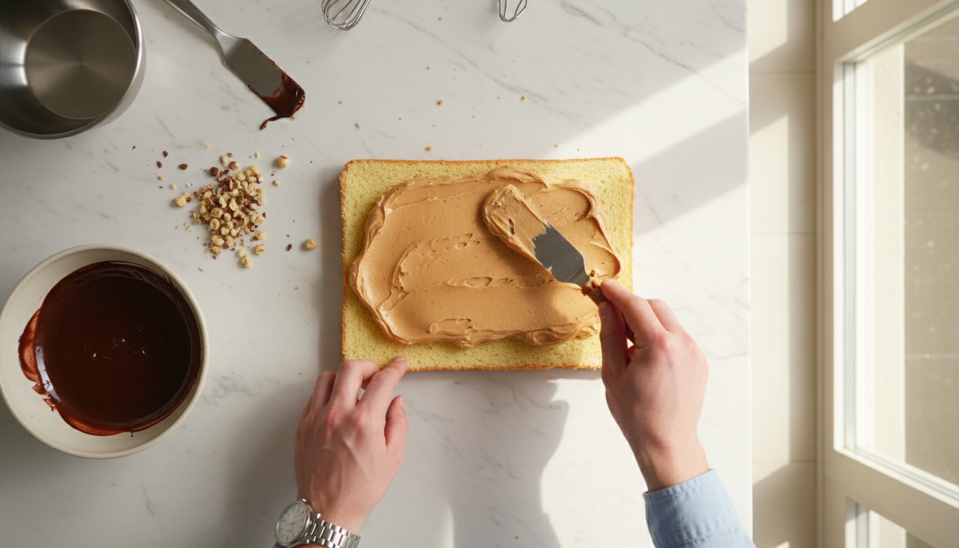 découvrez le roulé praliné-noisettes au cœur croustillant, une gourmandise irrésistible qui fait sensation sur internet. une explosion de saveurs à ne pas manquer !