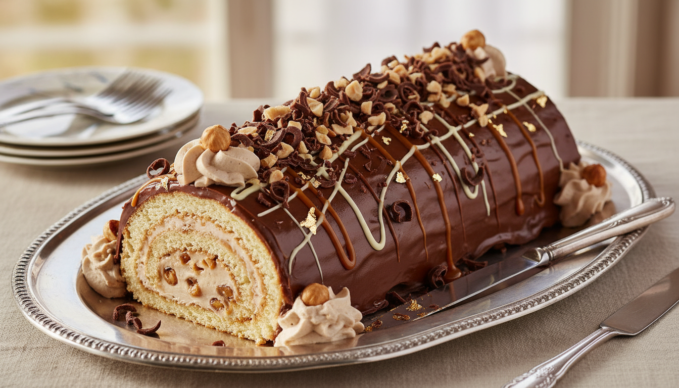 découvrez le roulé praliné-noisettes au cœur croustillant, une gourmandise irrésistible qui fait sensation sur internet. laissez-vous tenter par cette recette délicieuse et facile à réaliser pour un moment de plaisir unique.