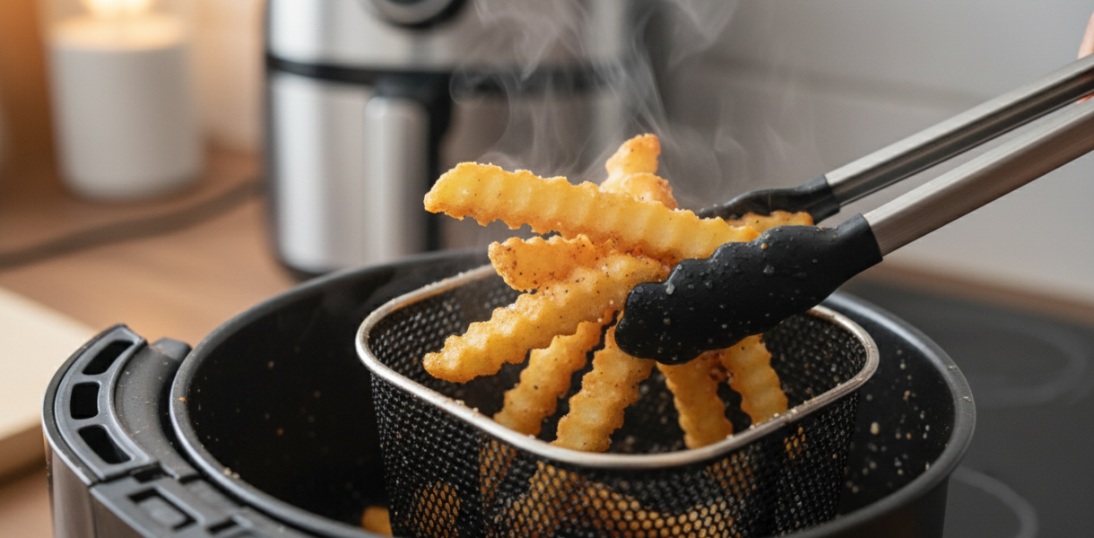 découvrez le test complet de la ninja air fryer max pro, une friteuse familiale de 6,2 l qui combine un design élégant avec des performances optimales pour des repas sains et délicieux.