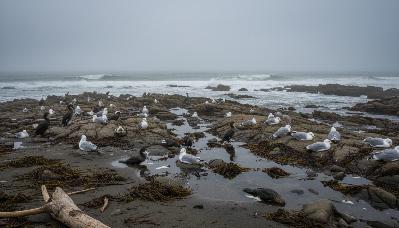 un mystérieux fléau décime les oiseaux marins sur la côte atlantique, avec de nombreux individus retrouvés morts ou en détresse. enquête sur cette crise inquiétante qui menace la faune locale.