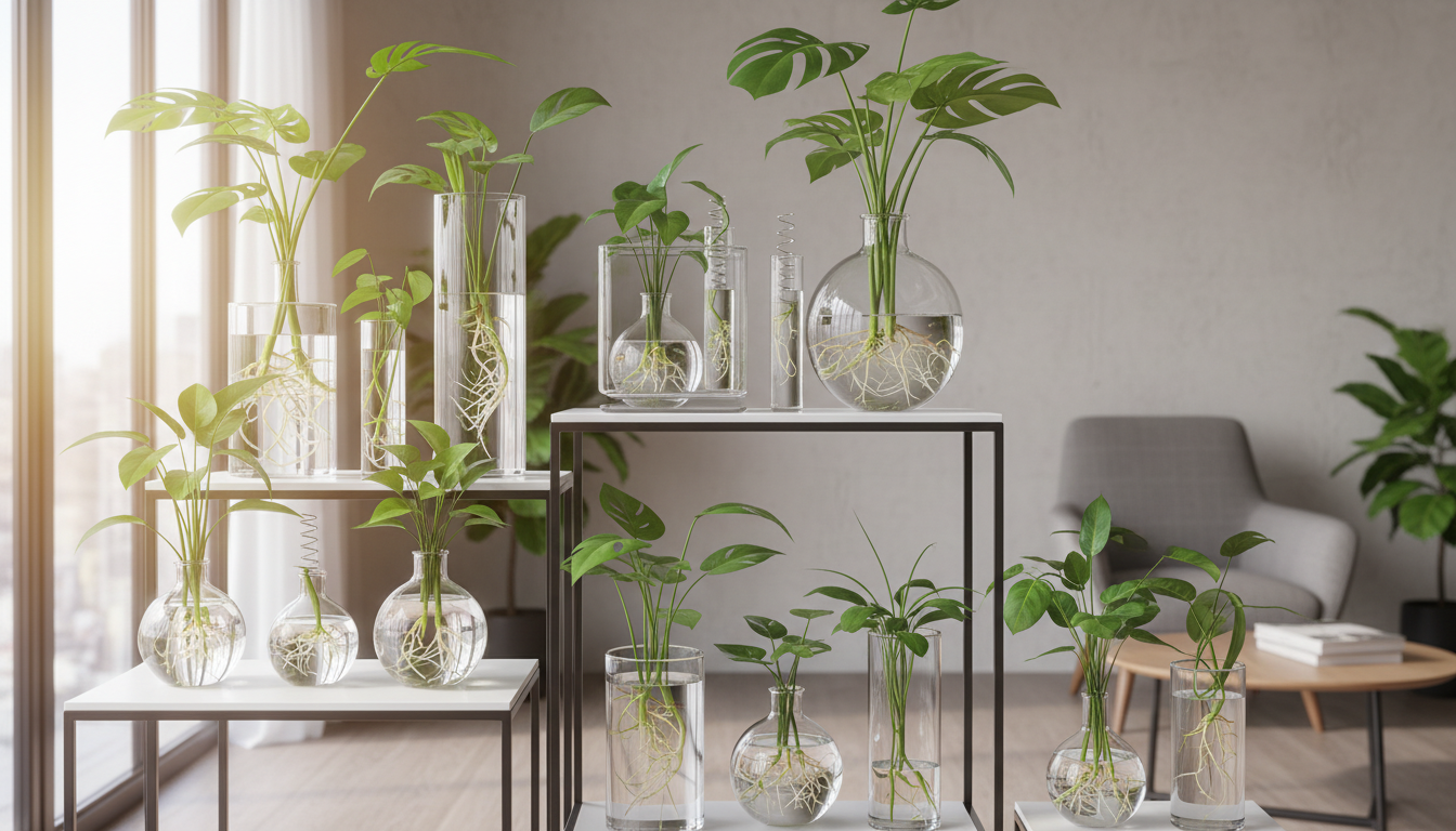 découvrez une astuce économique à moins de 15 € pour un jardin d'intérieur moderne, sans utiliser de terreau ni replanter vos boutures. simple, pratique et décoratif !