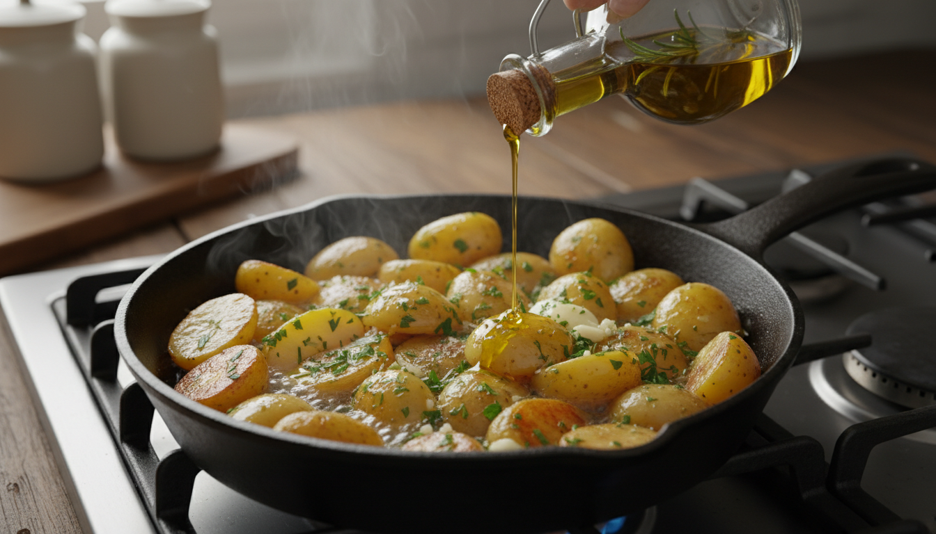 découvrez le secret pour sublimer vos pommes de terre en cuisson avec cet ingrédient spécial, pour des saveurs intenses, un arôme exquis et une texture fondante irrésistible.