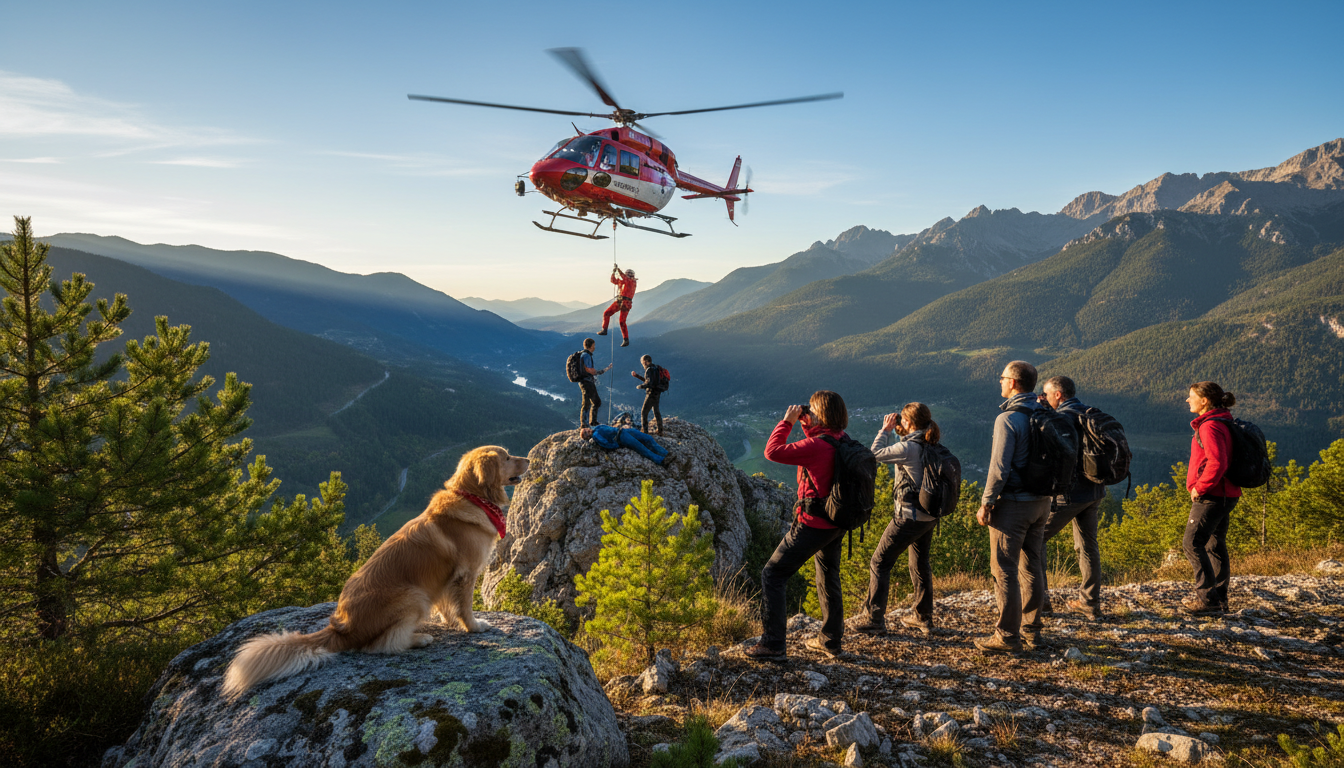 dans le béarn, une vaste mobilisation solidaire s'organise pour retrouver le chien perdu d'un randonneur récemment transporté en hélicoptère. découvrez cette histoire touchante de solidarité et d'entraide.
