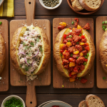 Savourez la douceur viennoise : fromage fondant, tomates fraîches et roquette piquante réunis dans une recette irrésistible