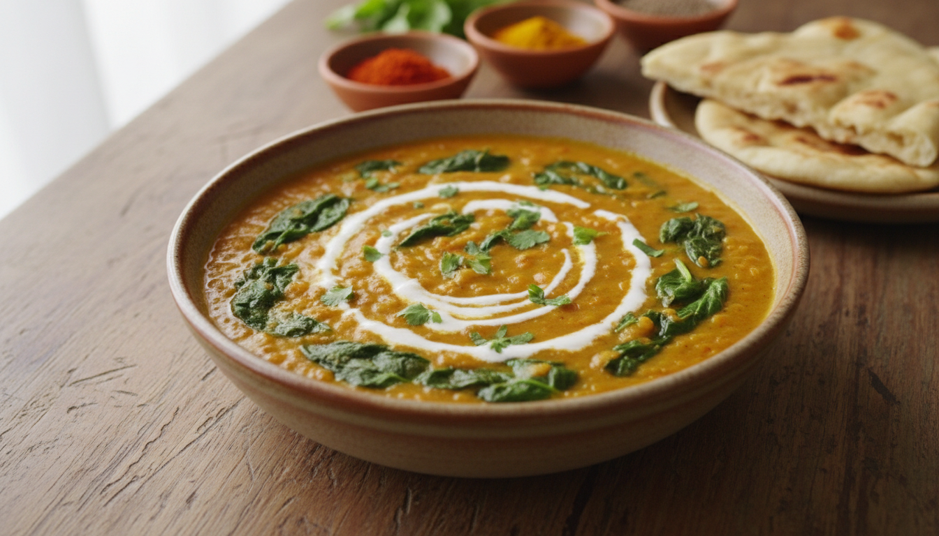 découvrez notre recette facile de dahl onctueux aux épinards surgelés, idéale pour transformer votre dîner en un festin savoureux et réconfortant.