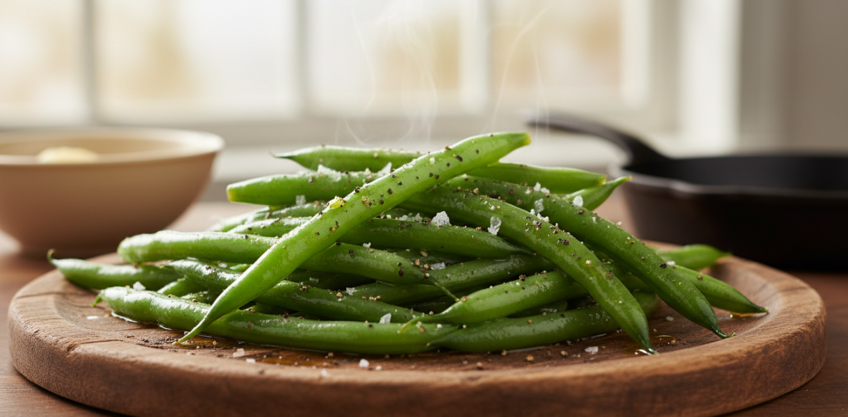 apprenez une méthode secrète pour cuisiner des haricots verts délicieux et bien plus savoureux qu'avec la cuisson traditionnelle à l'eau. transformez vos légumes en un régal gustatif !