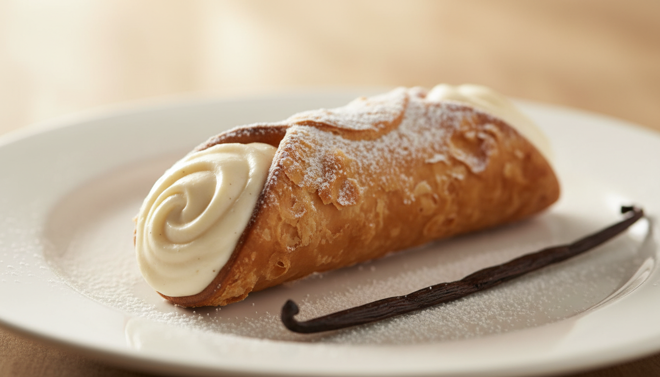 savourez le cannoli feuilleté à la vanille, une douceur simple et rapide à préparer qui émerveillera vos papilles et fera sensation à coup sûr.