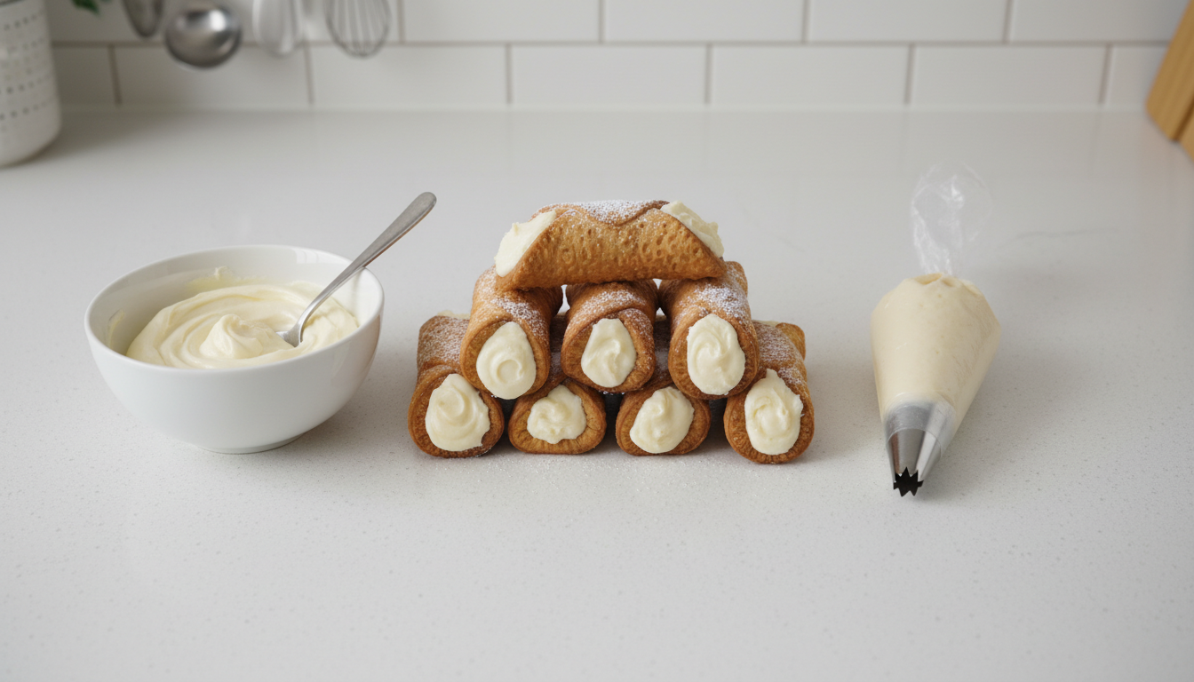 savourez le cannoli feuilleté à la vanille, une recette simple et gourmande qui émerveillera vos papilles et impressionnera vos invités.