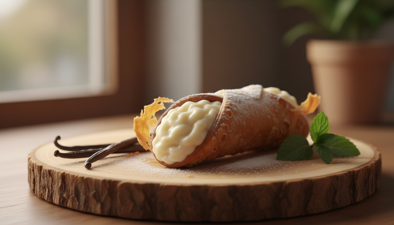 Découvrez le cannoli feuilleté à la vanille : une recette facile et irrésistible qui charme tous les palais