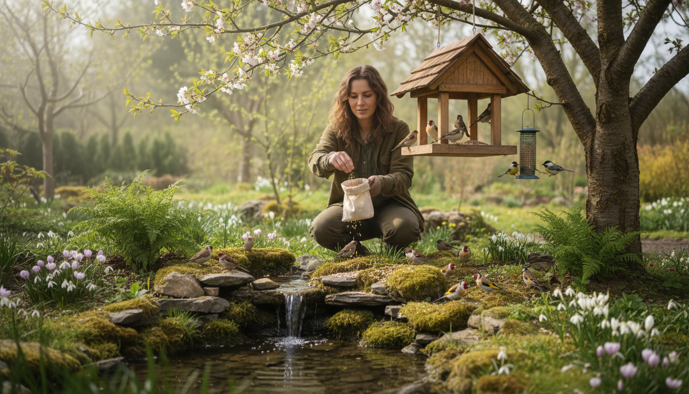 découvrez les recommandations des ornithologues pour la distribution de graines aux oiseaux en mars afin de les nourrir efficacement tout en respectant leur habitat naturel.