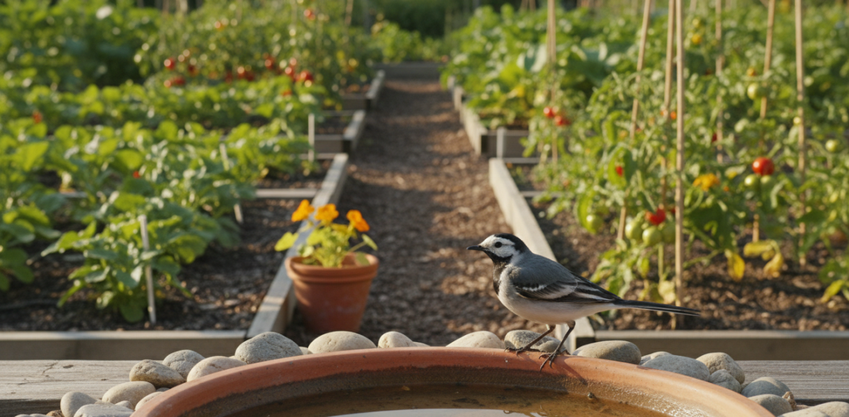 protégez naturellement votre potager des pucerons et chenilles grâce à l'oiseau sauvage, votre allié écologique pour un jardin sain et sans pesticides.