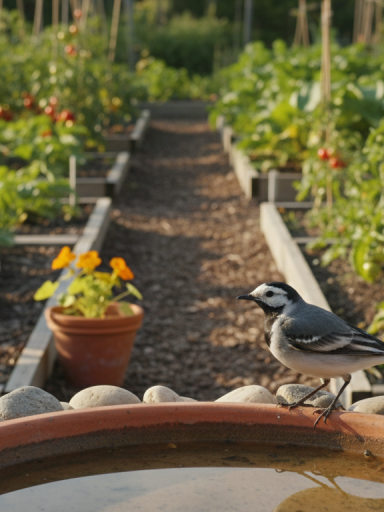 protégez naturellement votre potager des pucerons et chenilles grâce à l'oiseau sauvage, votre allié écologique pour un jardin sain et sans pesticides.