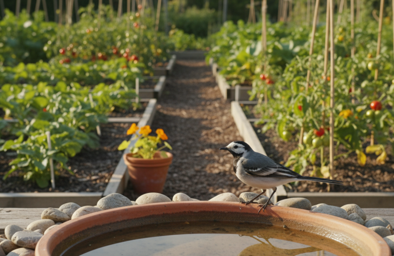 protégez naturellement votre potager des pucerons et chenilles grâce à l'oiseau sauvage, votre allié écologique pour un jardin sain et sans pesticides.