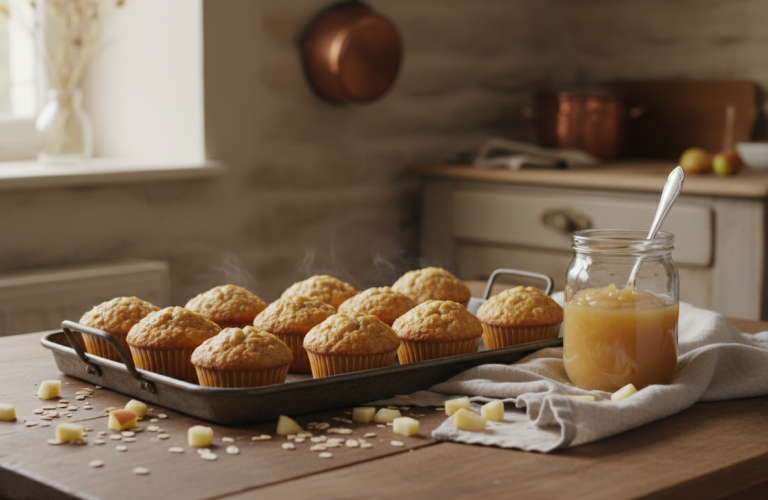 découvrez comment préparer des muffins moelleux à l'avoine et à la pomme en remplaçant le beurre par un ingrédient secret du placard, pour des gâteaux légers et savoureux.