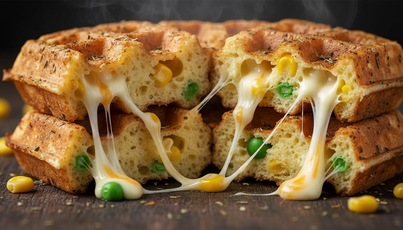 découvrez notre recette facile de gaufres salées aux légumes et fromage, parfaite pour un festin savoureux et coloré. idéale pour un repas gourmand et équilibré.