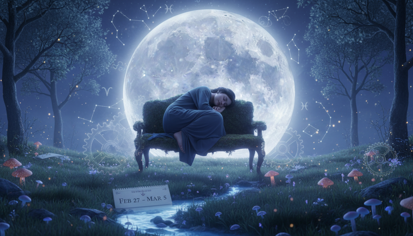 découvrez votre horoscope du 27 février au 5 mars et laissez la pleine lune vous guider à travers une semaine marquée par une fatigue temporaire, avec des conseils pour mieux gérer votre énergie.