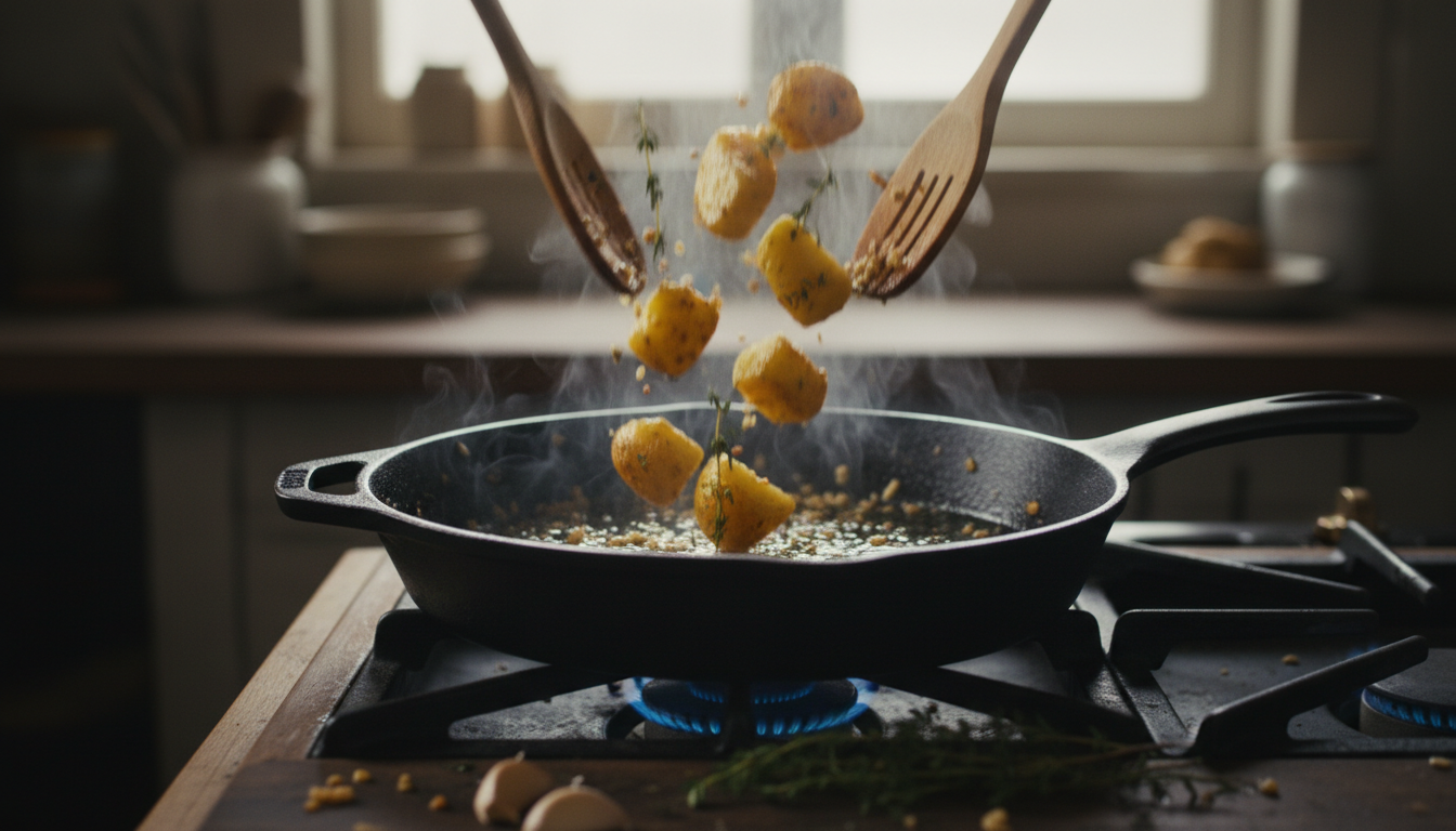découvrez l'ingrédient secret à ajouter aux pommes de terre en cuisson pour obtenir une saveur exquise, un parfum envoûtant et une texture fondante unique.