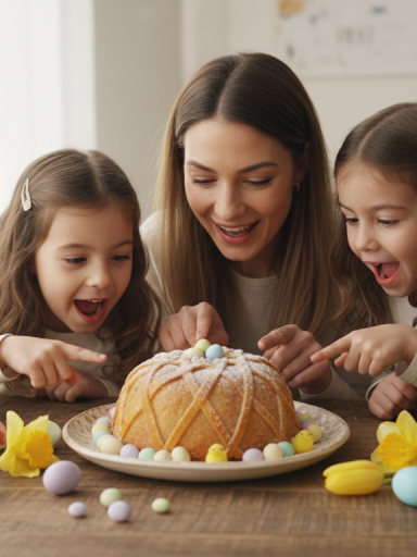 découvrez notre nouvelle tradition gourmande du printemps avec ce délicieux dessert de pâques que j'ai préparé avec mes filles. une recette simple et savoureuse à partager en famille.