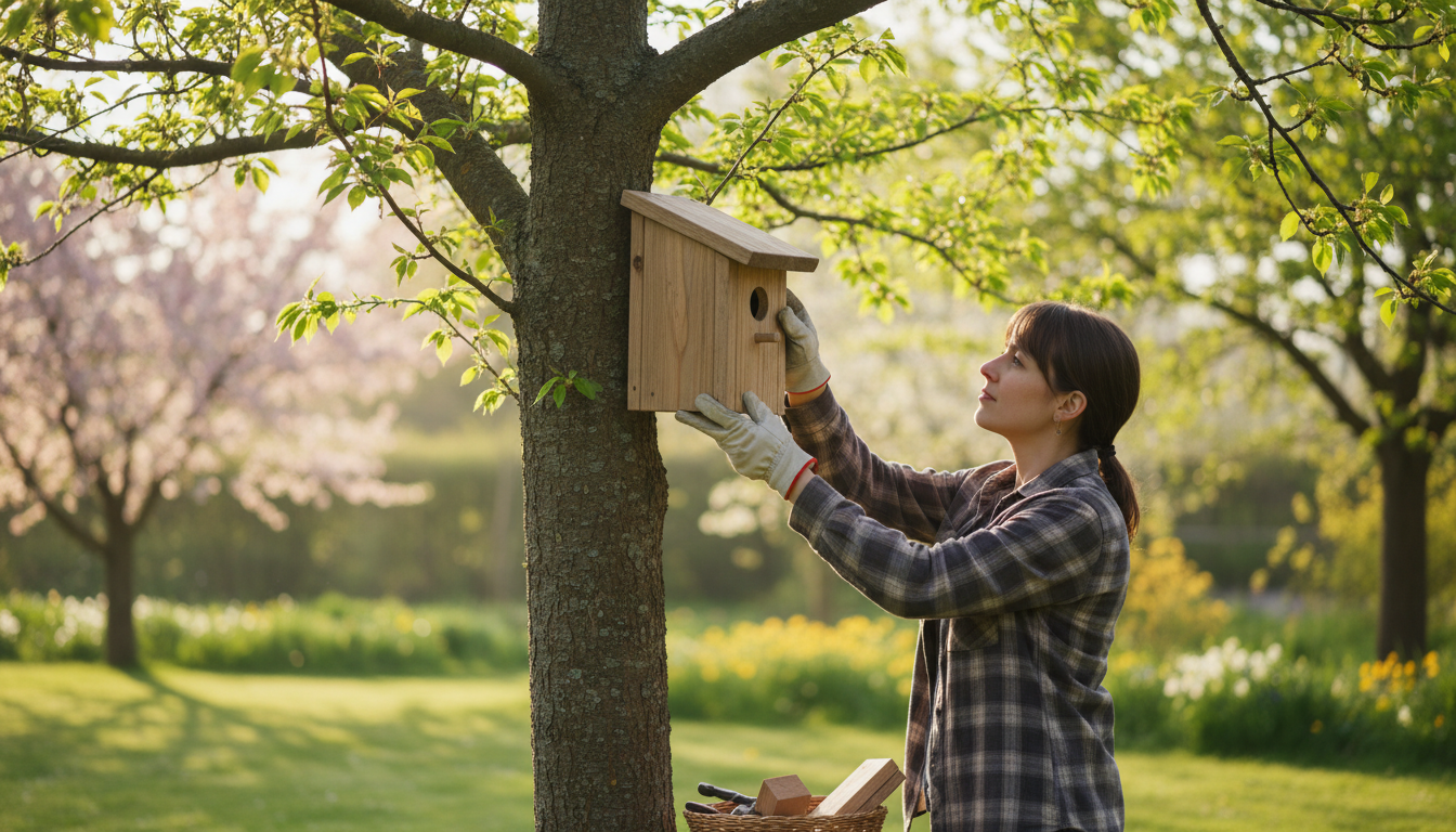 La Ligue de Protection des Oiseaux insiste : installer des nichoirs dans votre jardin, un geste essentiel pour soutenir les mésanges au printemps