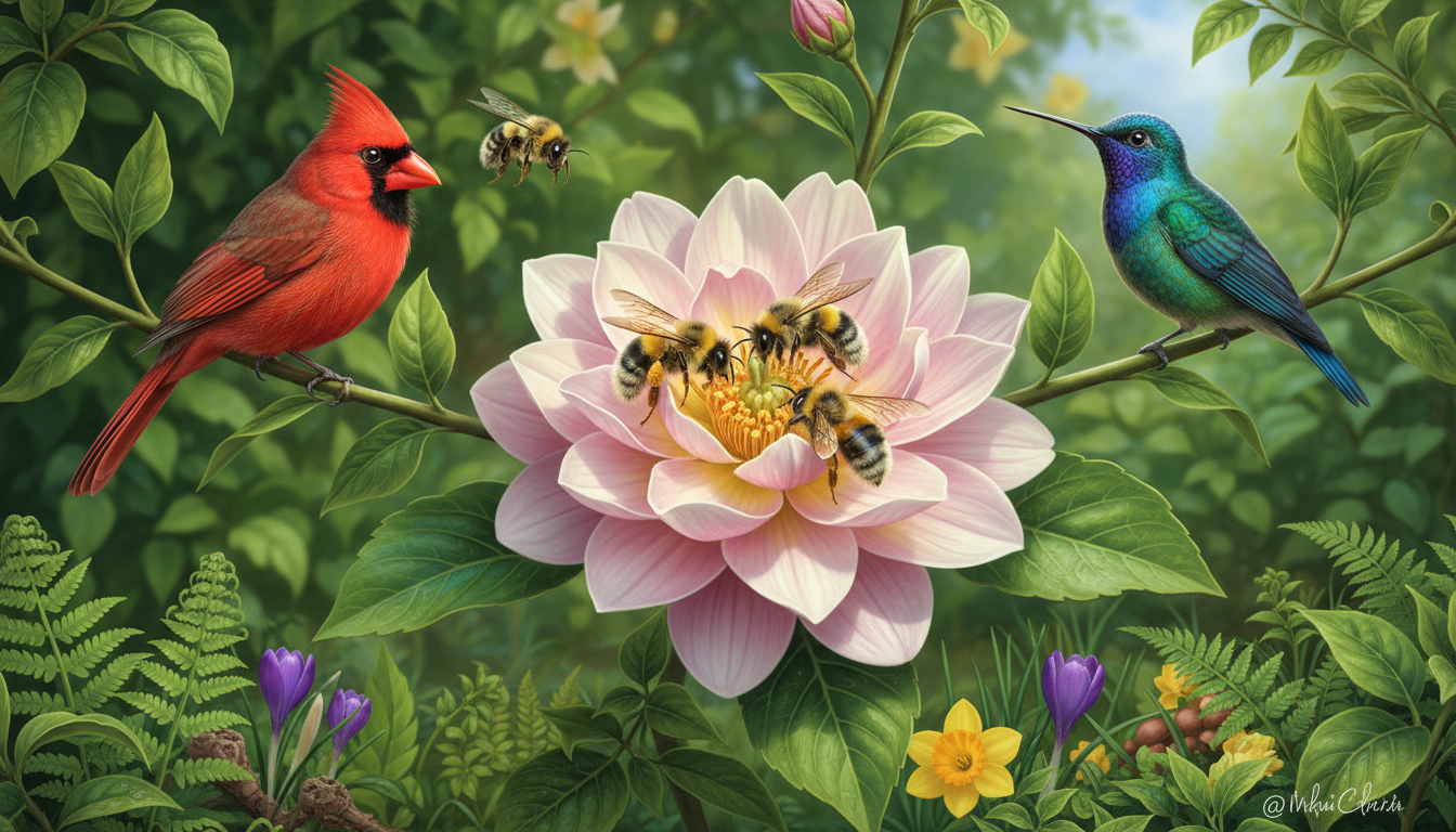 découvrez la fleur de mars, une source essentielle de nourriture pour les abeilles et un refuge pour les oiseaux, contribuant ainsi à préserver la biodiversité.