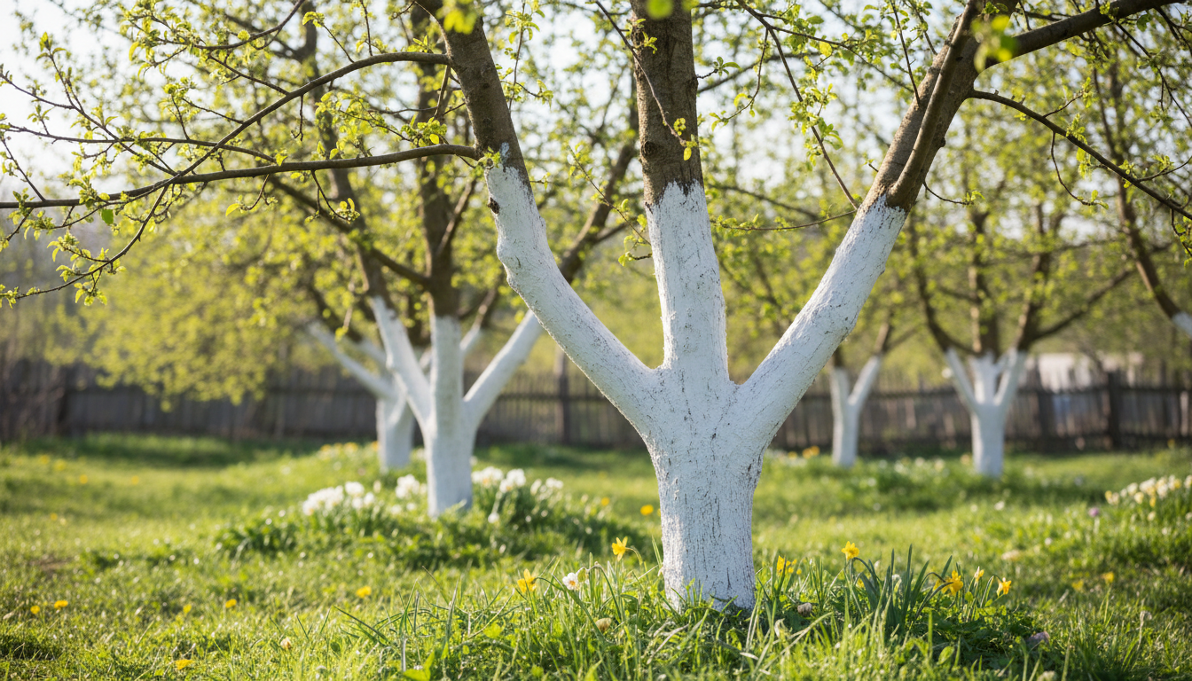 découvrez la véritable signification de la teinte blanche que l'on observe sur les troncs au printemps et les raisons mystérieuses qui expliquent ce phénomène naturel.