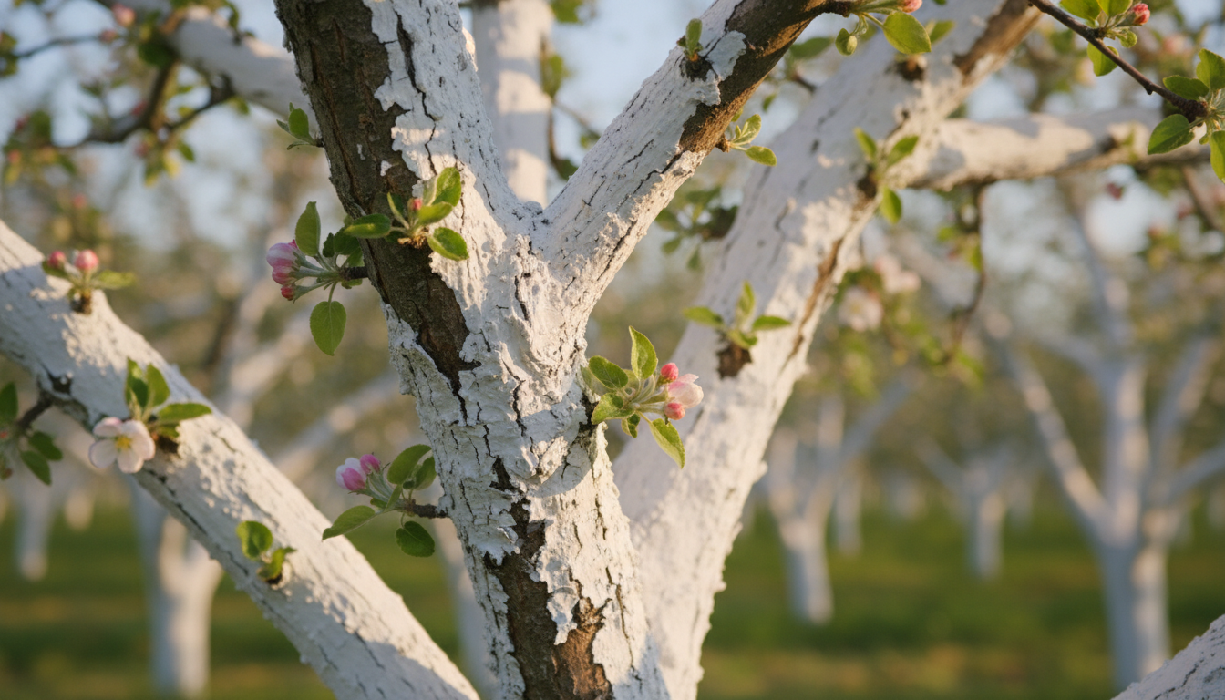 découvrez la véritable signification de la teinte blanche sur les troncs d'arbres au printemps et les raisons mystérieuses derrière ce phénomène naturel.