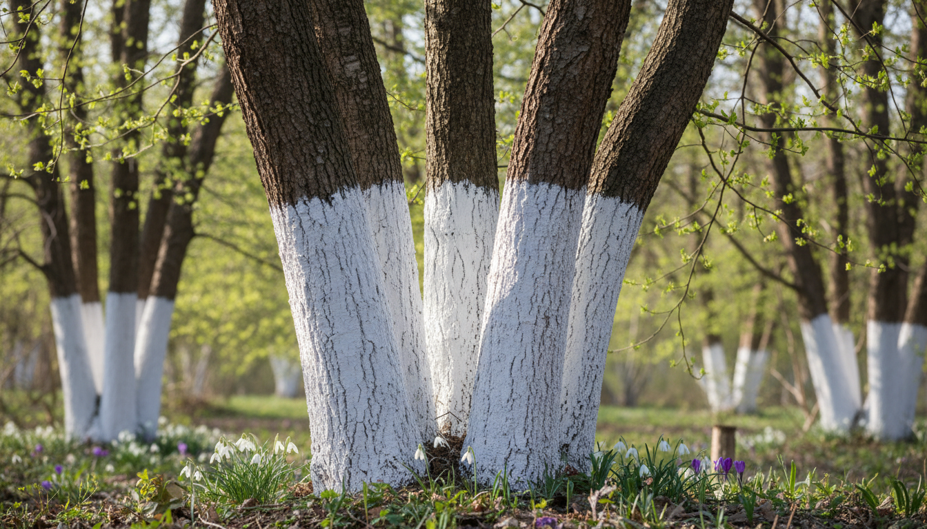 découvrez l'importance méconnue de la teinte blanche sur les troncs au printemps, ses fonctions protectrices et ses bienfaits pour les arbres dans notre article détaillé.