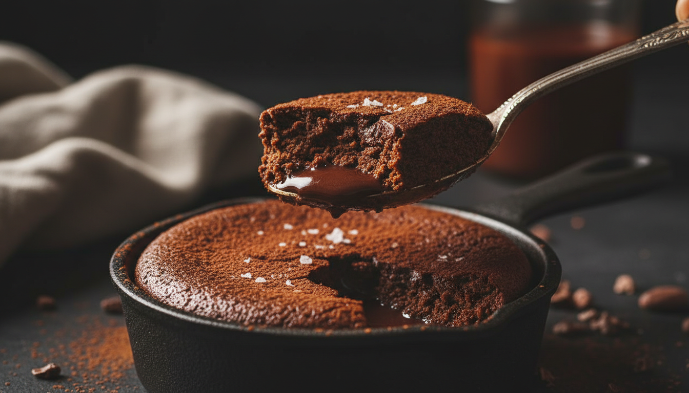 découvrez le secret gourmand de ce moelleux au chocolat sans œufs, une astuce simple et surprenante pour un dessert irrésistible et fondant.