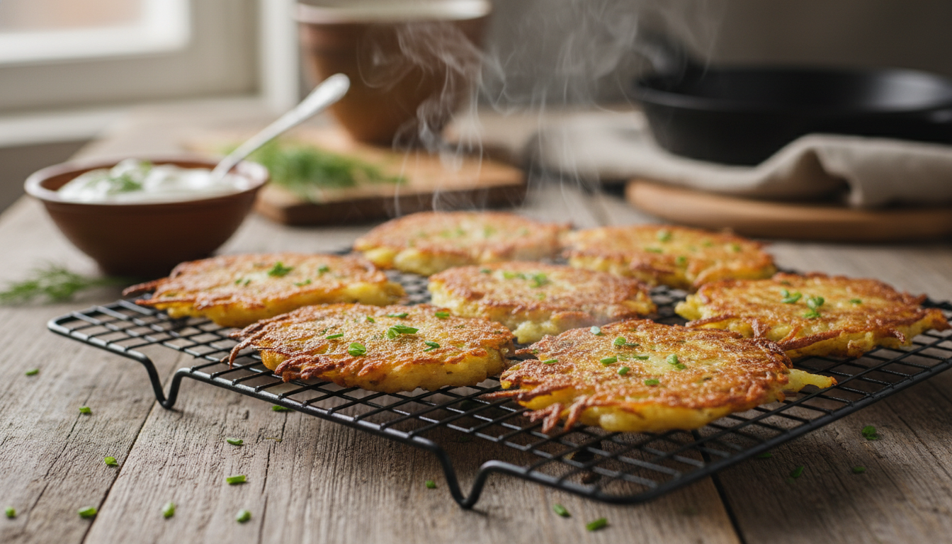 Mes galettes de pommes de terre crousti-dorées au four : une recette rapide en 10 minutes pour toute la famille, bien plus légère que les frites