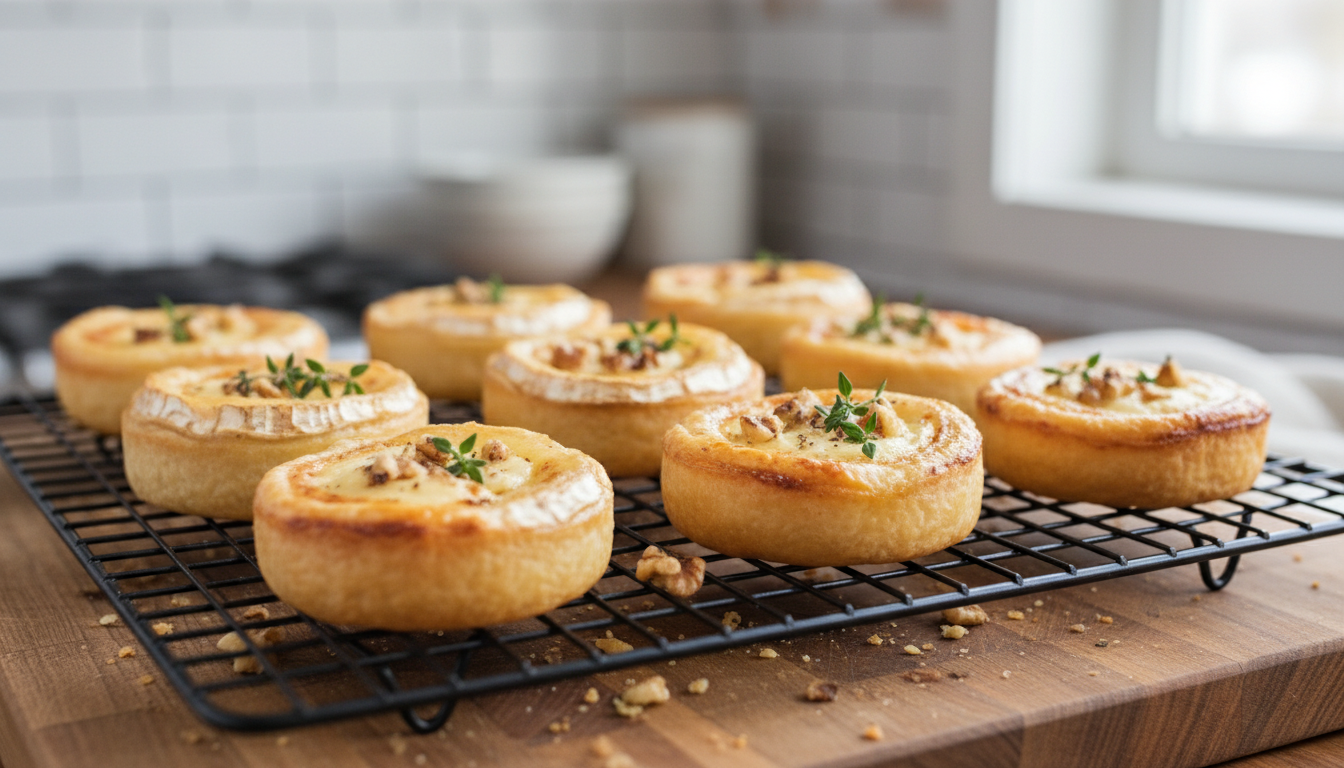 découvrez nos mini-tartes gourmandes au crottin de chavignol, une alliance parfaite de saveurs authentiques pour ravir vos papilles à chaque bouchée.